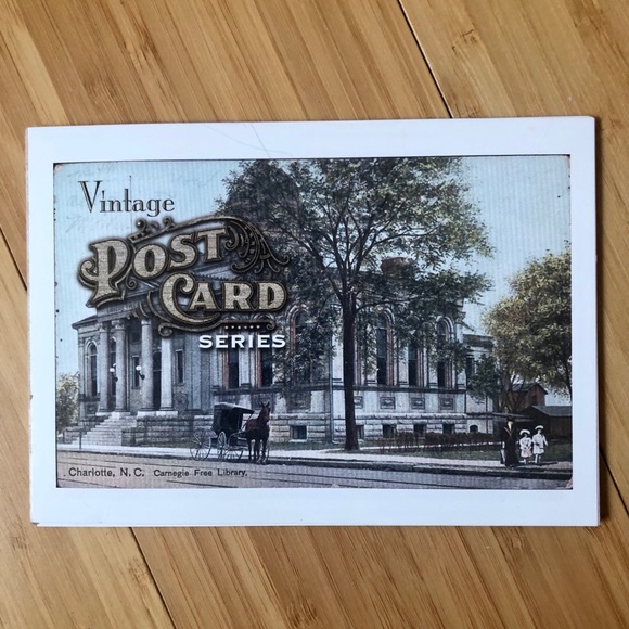 Vintage Postcard Series: Carnegie Free Library - Picture 1 of 7